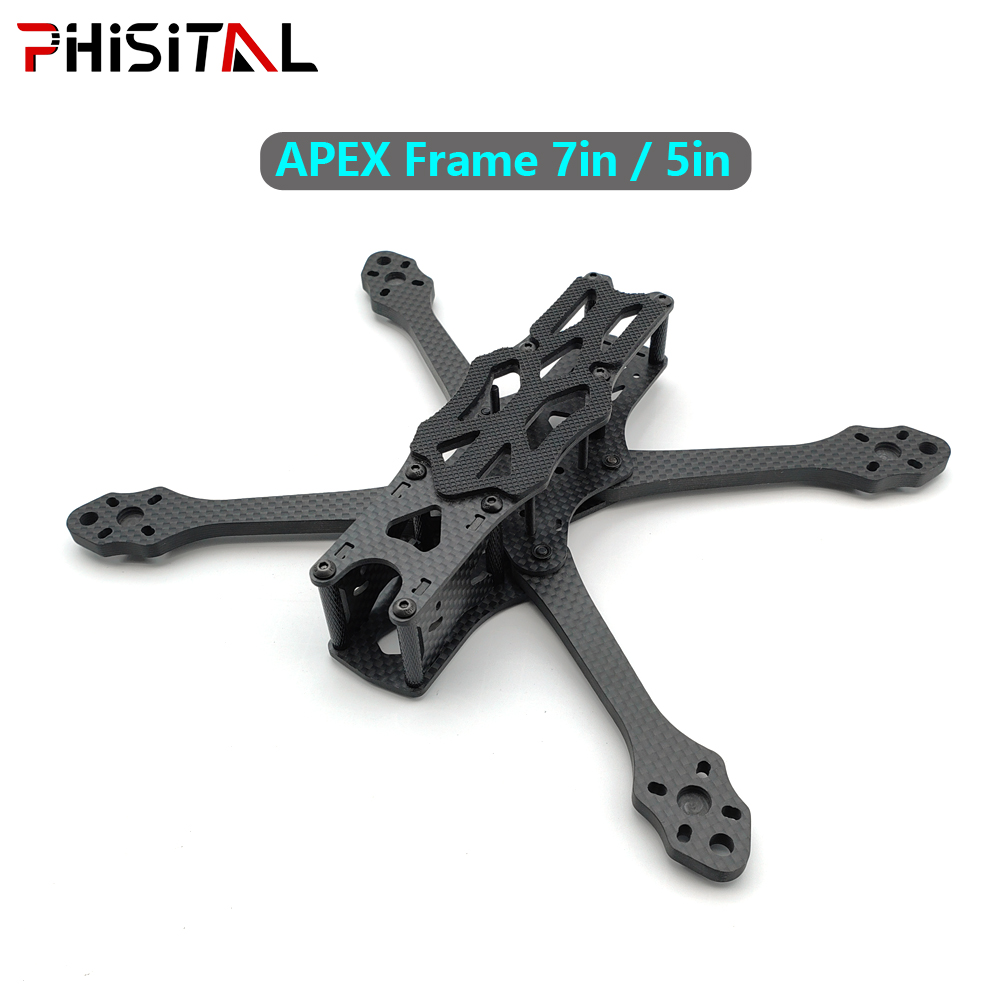 Drone Racing Camera - APEXフレーム 7インチ/6インチ/5インチ カーボンファイバー クアッドコプターフレームキット 19/22mmカメラ用 |