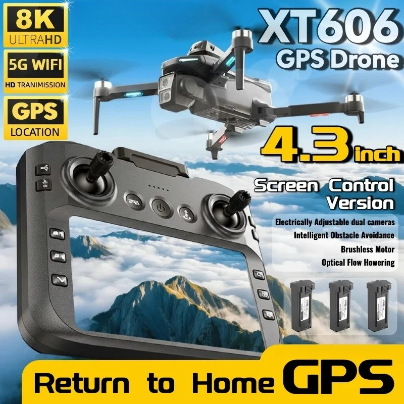 Drone Racing Camera - ベストディール XT606 MAX ドローン GPS 4K