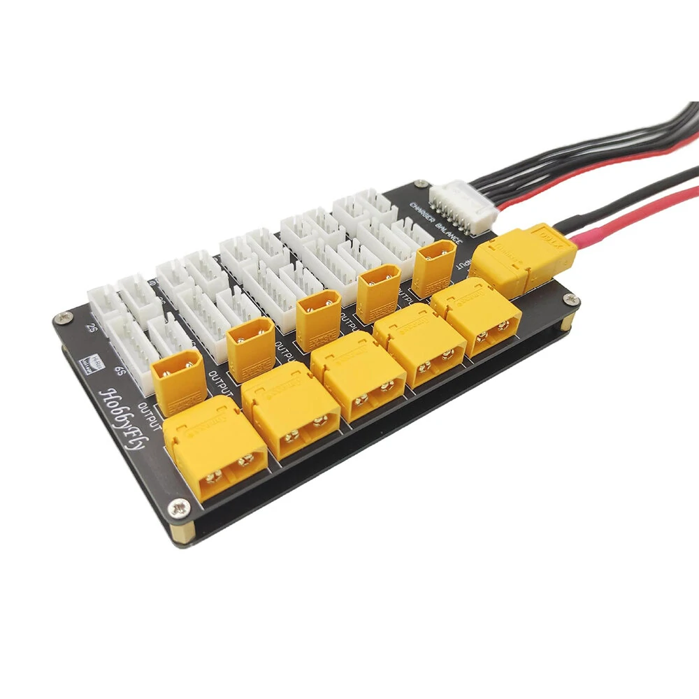 T60 XT30 Lipo バッテリー平行充電ボード 2in - Drone Racing Battery のレビューと価格