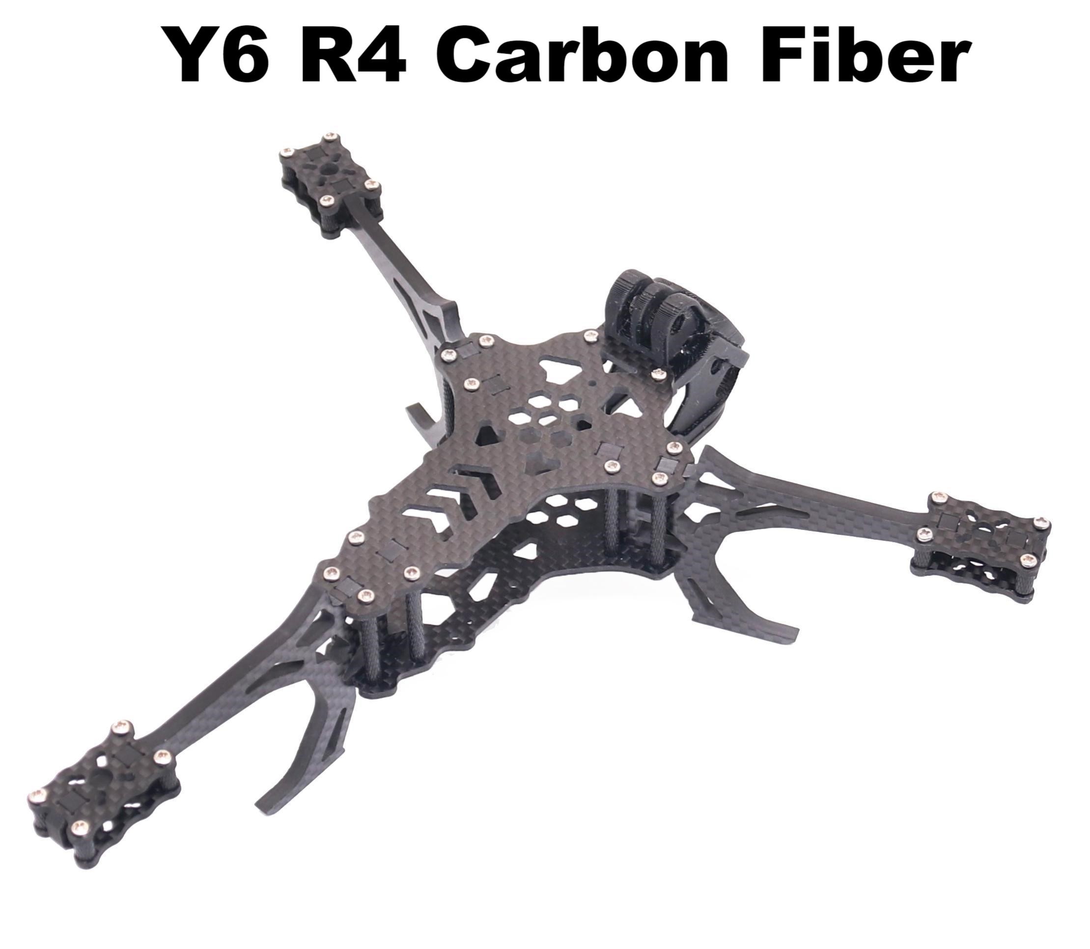 Y6R4 4インチFPVドローンフレームキット カーボンファ - Drone Racing Flag のレビューと価格