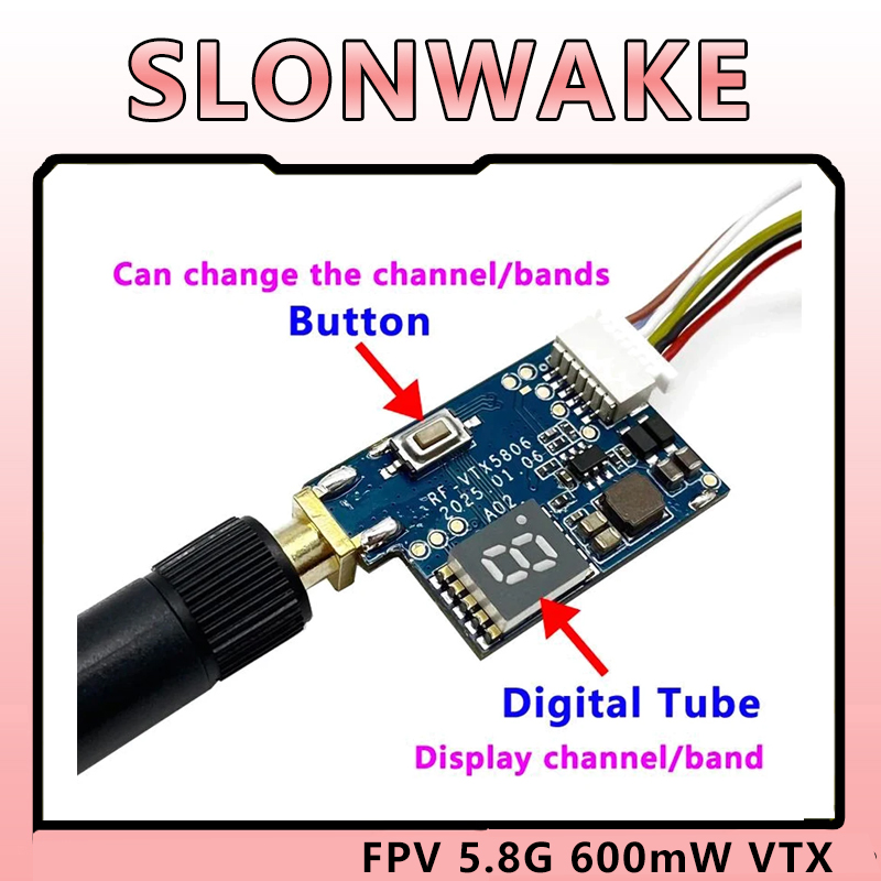 SLONWAKE 5.8G TS5823 PRO ミニアナロ - Drone Racing Camera のレビューと価格