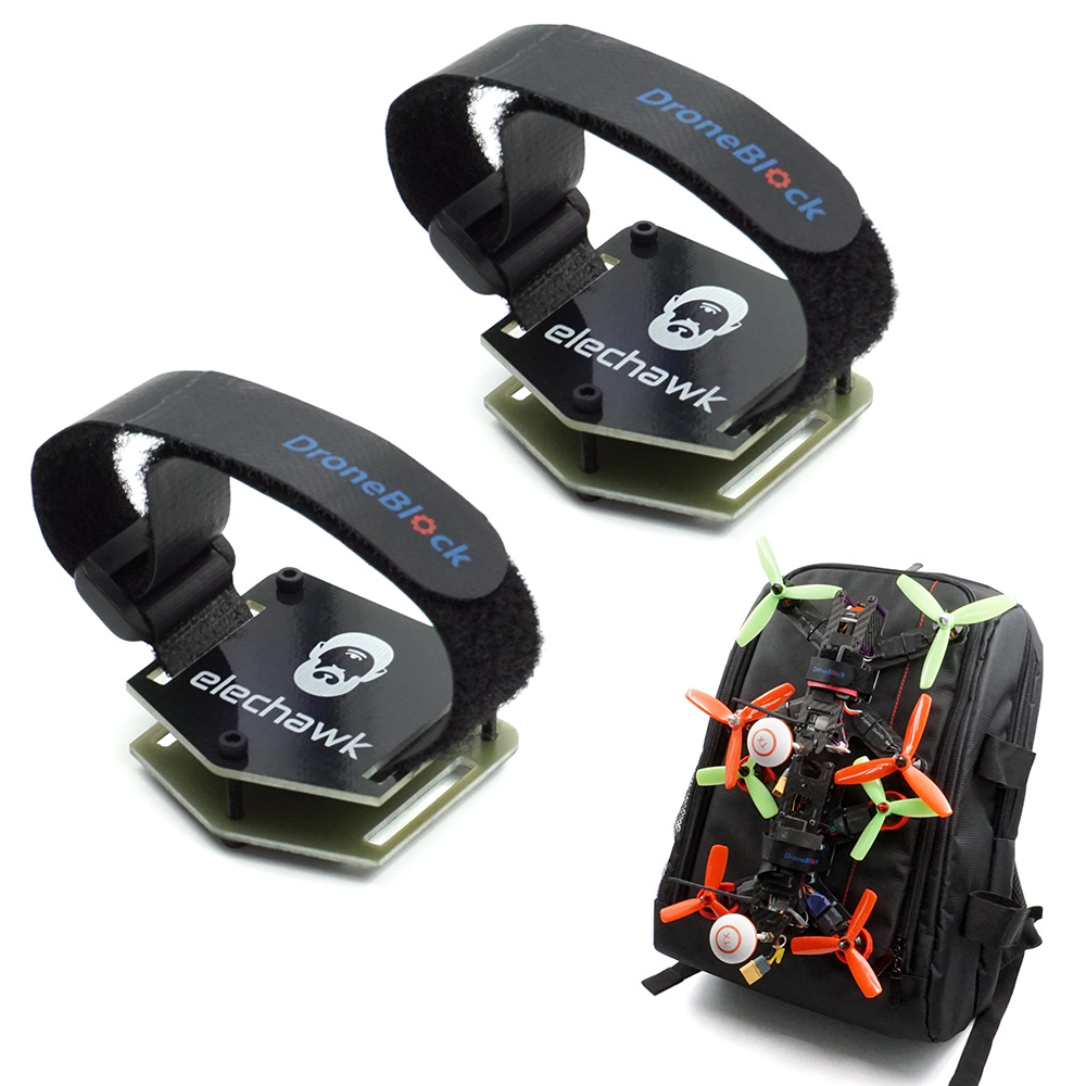 FPV レーシングドローンバックパックプラグインアクセサリー - Drone Racing Flag のレビューと価格